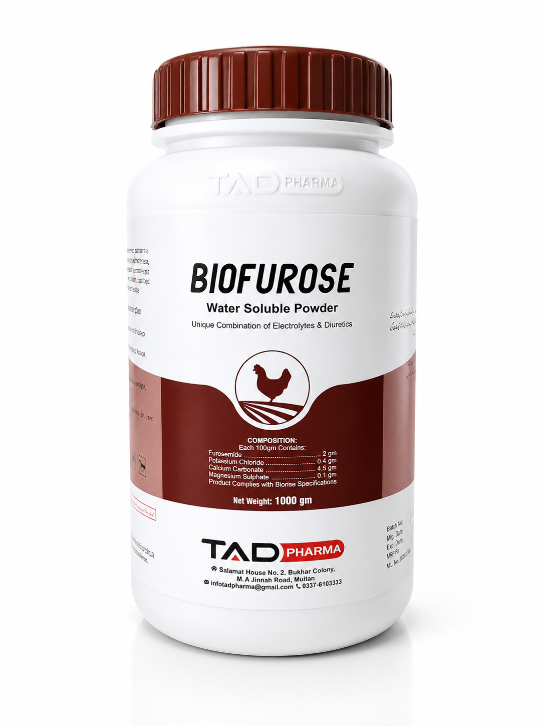BIOFUROSE — animal health product by Tad Pharma